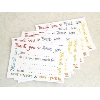 Dank u - kaartpakket