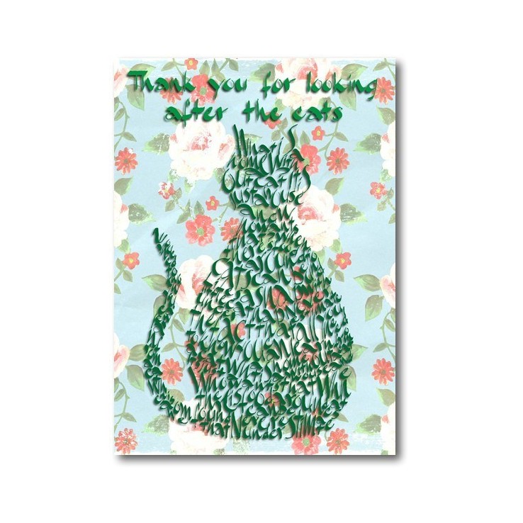 Vielen Dank für die Betreuung der Katzen