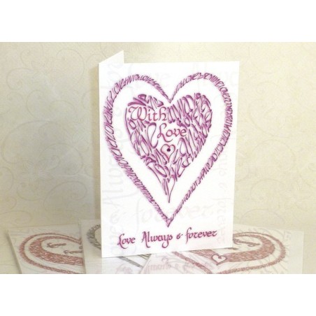 Valentine With Love in Pink