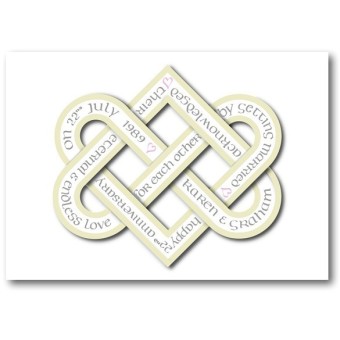 Personalised Wedding Anniversary Card