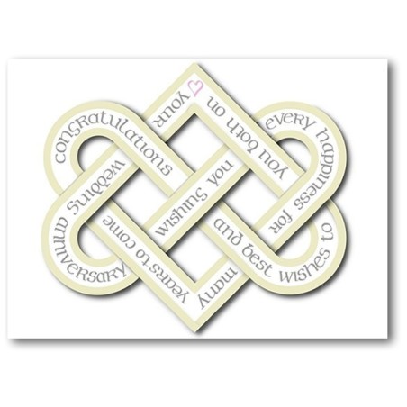 Aniversario de bodas - nudo de amor