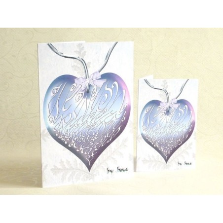 Christmas Bauble Calligraphy Card