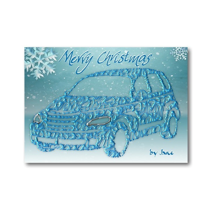 PT Cruiser Kerstkaart
