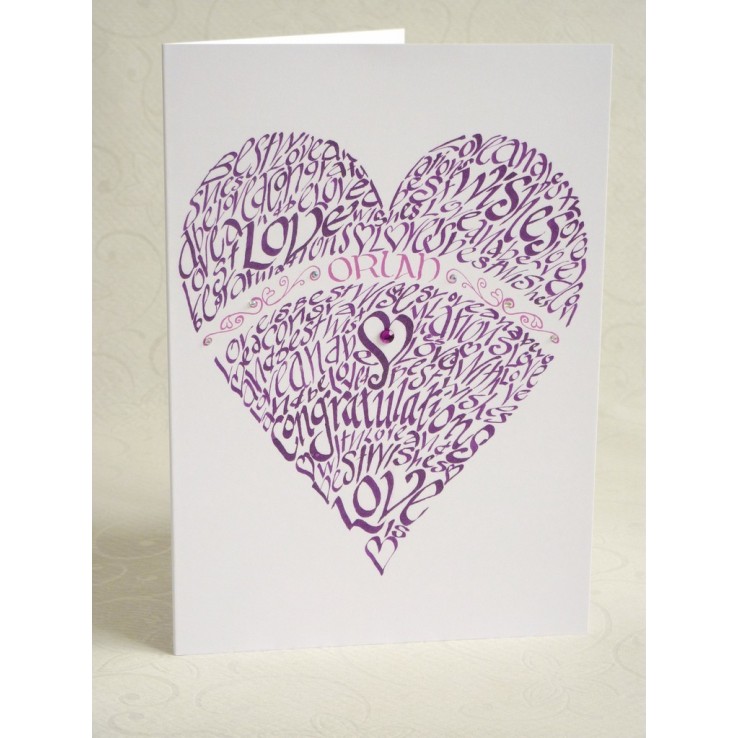 Personalised Wedding or Valentine