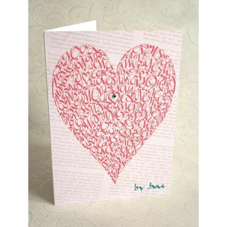 Corazón del amor - Rosa