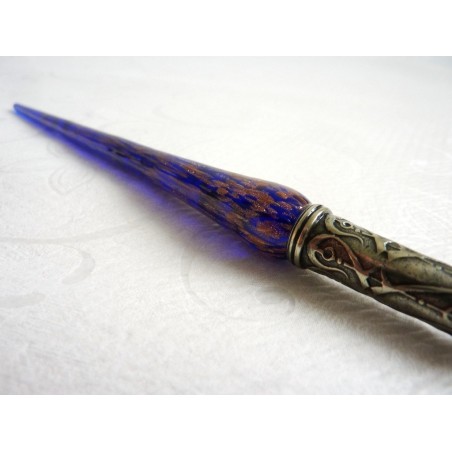 Kobber og glas kalligrafi pen