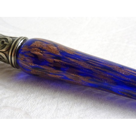 Stylo calligraphie cuivre et verre