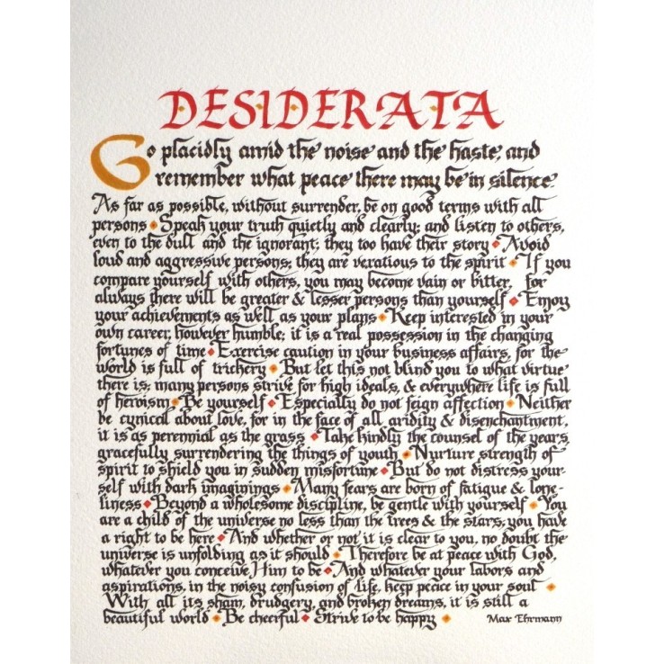 Desiderata