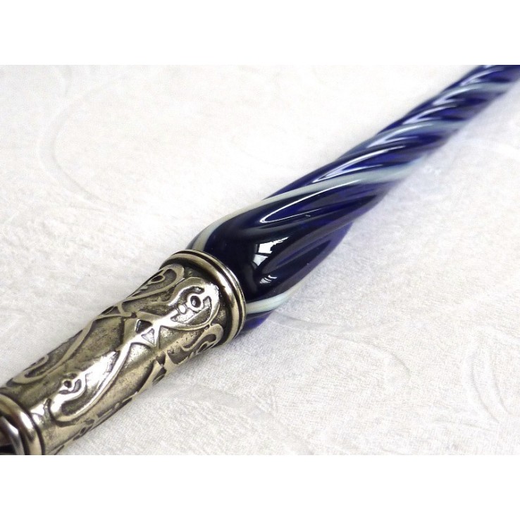 Glas Kalligraphie Stift und Tinte - verdrehten glas