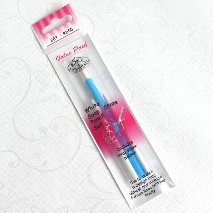 White soap stone pencil set