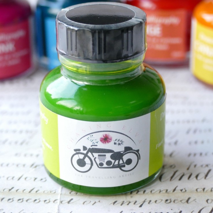 Lime Green Acrylic Ink