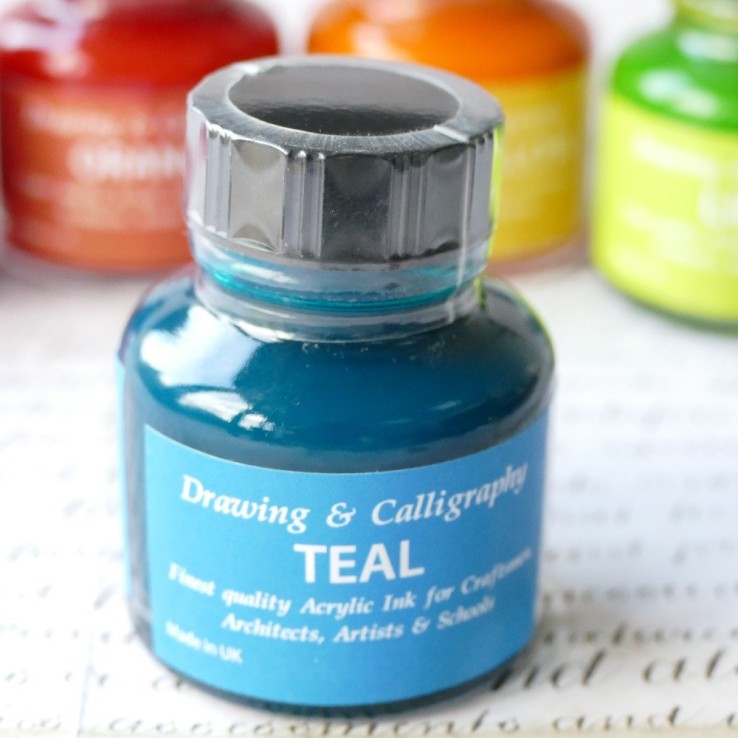 Teal Acrylic Ink