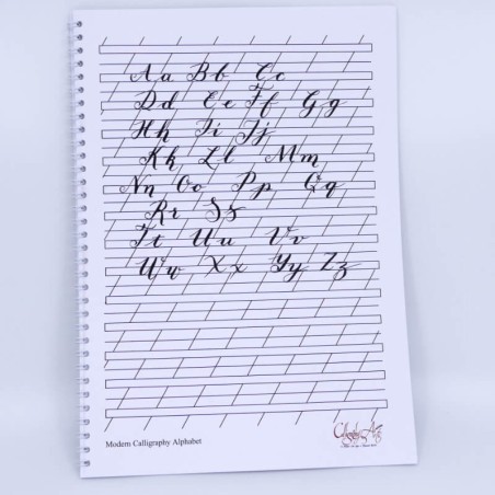 Modernt kalligrafi-broschyr