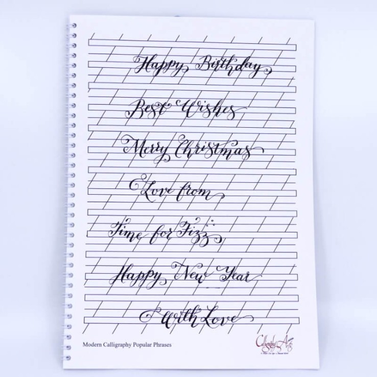 Modern kalligrafieboekje