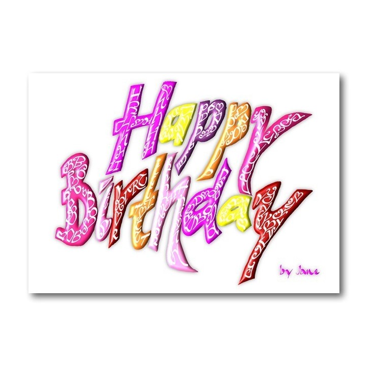 Feliz cumpleaños - niñas