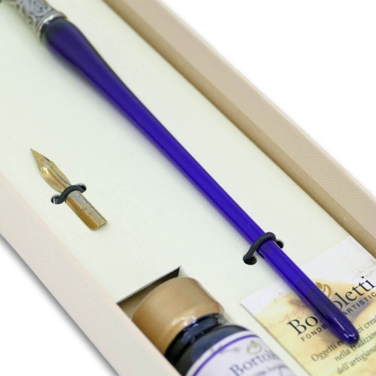 Glas kalligrafi penna - 9 färger