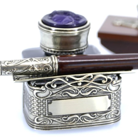 Wooden calligraphy desk set - Corner