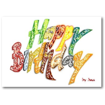 Grattis på födelsedagen - Allmänt (Ljus)