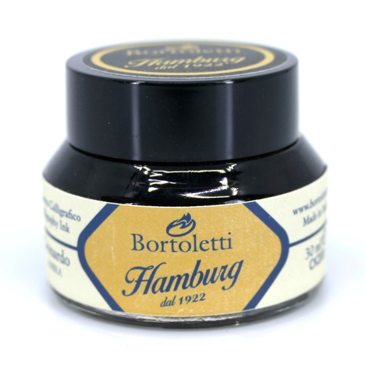 Bernsteinfarbene italienische Kalligraphietinte - Hamburg