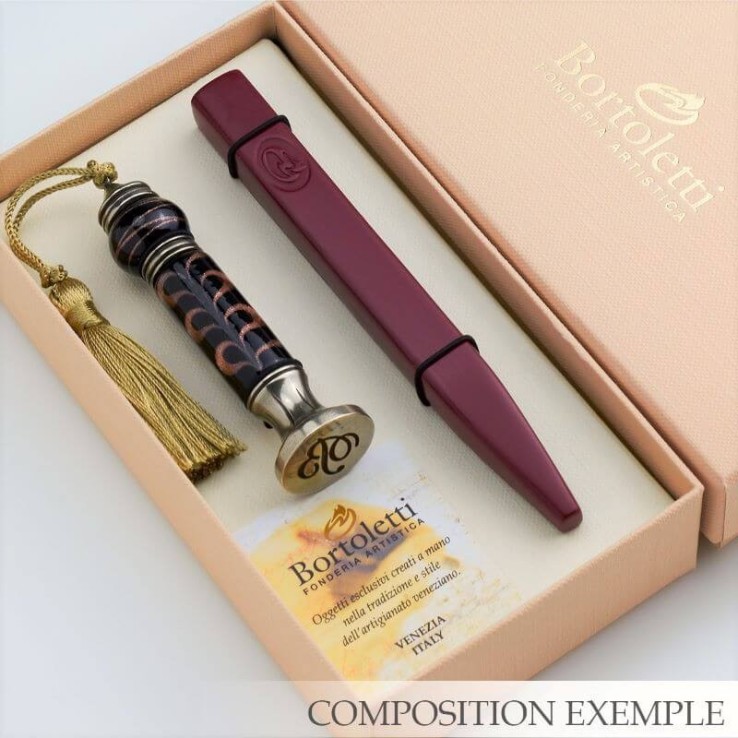 Glass Stamp and Wax Seal Set