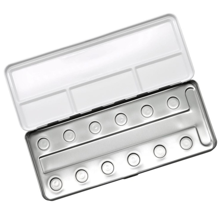 Caja de metal para 12 Coliro perlas