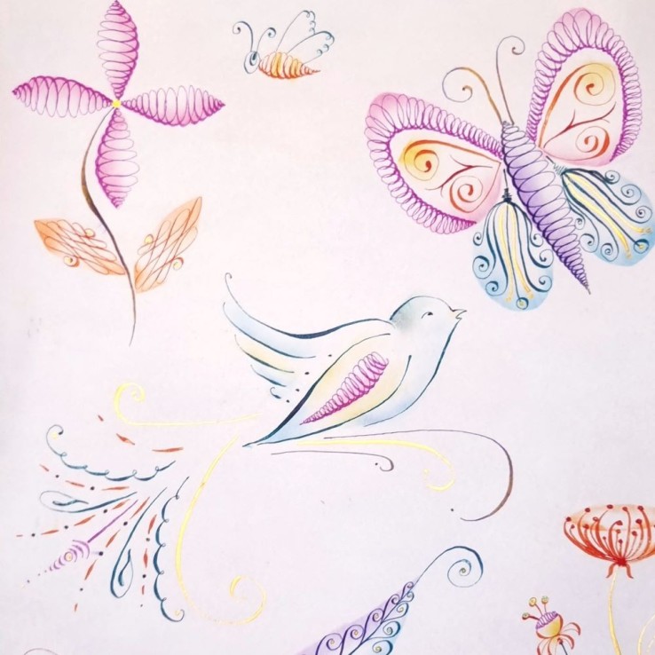 Leuke kalligrafie bloeit - 27 april 2025 (AM)