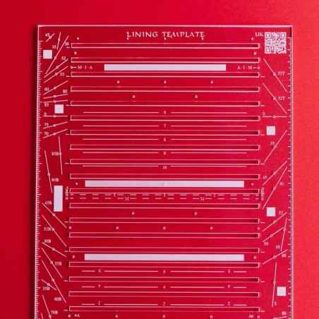 PAScribe A4 lining template