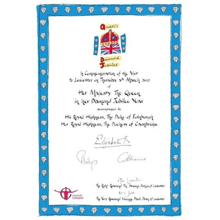 Diamond Jubilee Certificaat