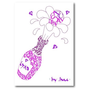 Celebrazione dello champagne personalizzata