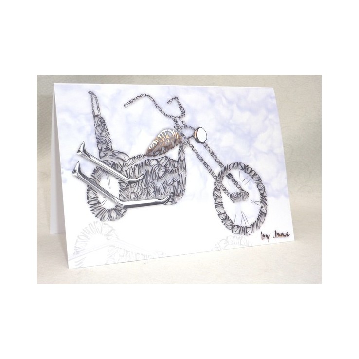 "Old skool" motorcykel kort