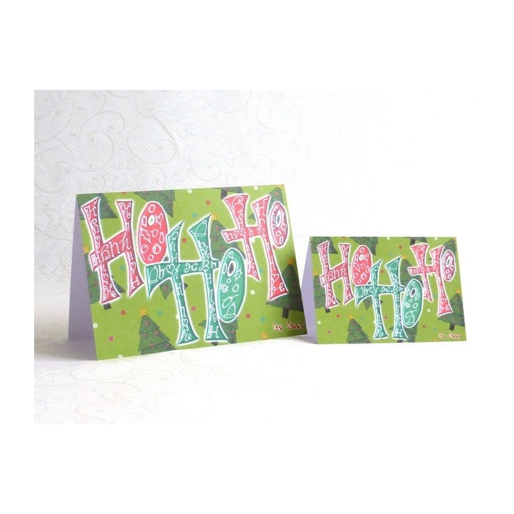 Ho Ho Ho Weihnachtskarte