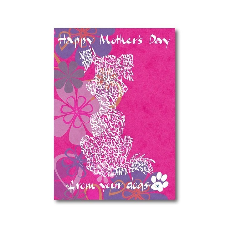 Glückliche Tag der Mutter von Ihren Hunden