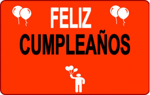 
			                        			Feliz cumpleaños